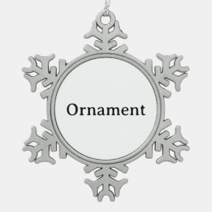 Maak Je Eigen Eenvoudige Aangepaste Sneeuwvlok Oml Tin Sneeuwvlok Ornament