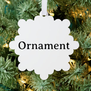 Maak Je Eigen Eenvoudige Aangepaste Sneeuwvlok Ornament Kaart