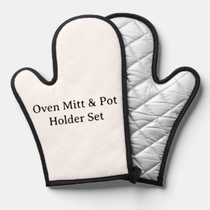 Maak Je Eigen Eenvoudige Aangepaste Zilveren Quilt Ovenwant