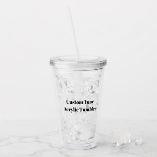 Maak je eigen eenvoudige acryl drinkbeker