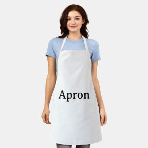 Maak Je Eigen Eenvoudige All-Over Print Medium Schort