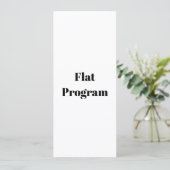 Maak Je Eigen Eenvoudige Bedrijf 4" x 9.25" Plat Programma (Staand voorkant)