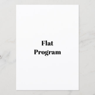 Maak je eigen eenvoudige bedrijf 5.5" x 7.5" vlak programma