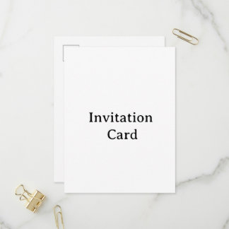 maak je eigen eenvoudige uitnodigingskaart uitnodiging briefkaart