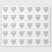 Maak je eigen eigen aangepast cadeaupapier (Vlak)