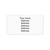 Maak je eigen eigen aangepast etiket (Voorkant)