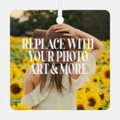 Maak je eigen eigen maatwerk metalen ornament (Voorkant)