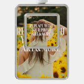 Maak je eigen eigen maatwerk verzilverd kader ornament (Voorkant)