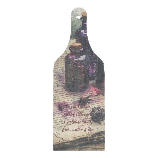 Maak Je Eigen Elixir Flessen Apotheek Snijplank (Voorkant)