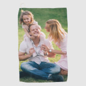 Maak je eigen enkel papiervel | Aangepaste Familie Golfhanddoek (Voorkant)