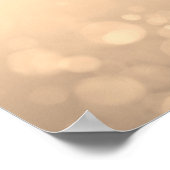 Maak je eigen enkel papiervel! Bokeh achtergrond - Poster (Hoek)