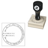 Maak je eigen enkel papiervel | Elegant Bewaar de  Rubberstempel (Gestempeld)