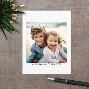 Maak Je Eigen Enkele Fotogalerij witte rand Briefkaart