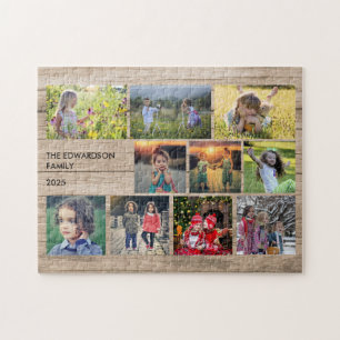 Maak je eigen familie foto collage legpuzzel