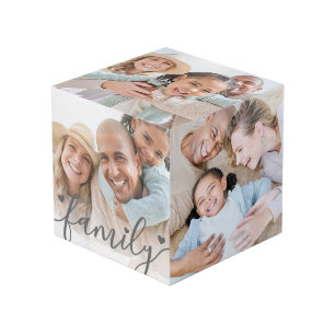 Maak Je Eigen Familie Foto's Kubus