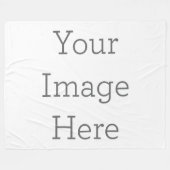 Fleece deken, Groot 152,4 x 203,2 cm (Voorkant (Horizontaal))