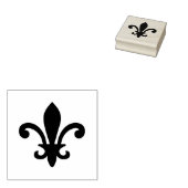 Maak Je Eigen Fleur De Lis in Pot Rubberstempel (Gestempeld)