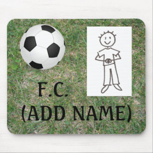 Maak je eigen Football Club Mousepad Muismat