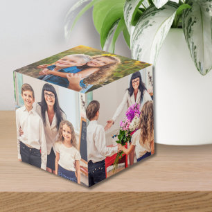 Maak Je Eigen Foto 5-zijdige Foto's Kubus