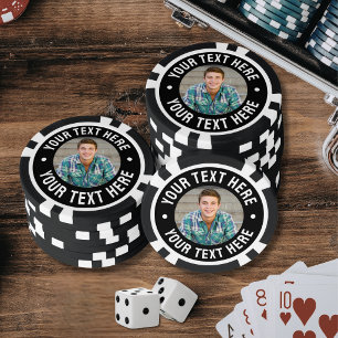 Maak je eigen foto-aandenken poker chips