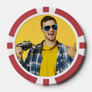 Maak je Eigen Foto Aangepast Beeld Poker Chips