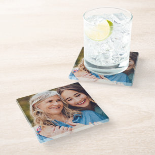 Maak Je Eigen Foto Aangepaste Afbeelding DIY Glazen Onderzetter