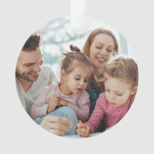 Maak Je Eigen Foto Aangepaste Afbeelding Dubbelzij Ornament