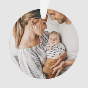 Maak Je Eigen Foto Aangepaste Afbeelding Dubbelzij Ornament