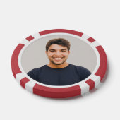 Maak je Eigen Foto Aangepaste Afbeelding Poker Chips (Enkel)