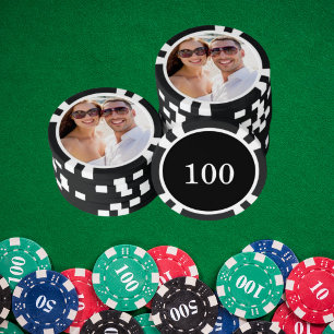 Maak Je Eigen Foto Aangepaste Afbeelding Poker Chips