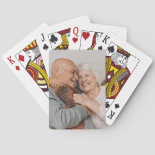 Maak Je Eigen Foto Aangepaste Afbeelding Pokerkaarten
