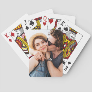 Maak Je Eigen Foto Aangepaste Afbeelding Pokerkaarten