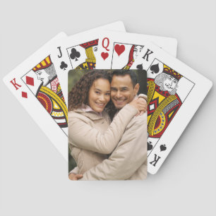 Maak Je Eigen Foto Aangepaste Afbeelding Pokerkaarten