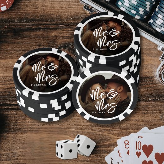 Maak Je Eigen Foto Bruiloft Poker Chips