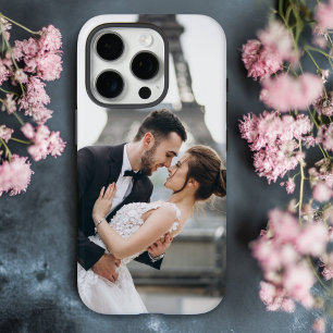 Maak Je Eigen Foto Bruiloft Romantische Liefde iPhone 16 Pro Hoesje