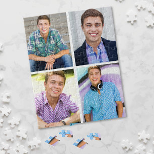 Maak je eigen foto collage legpuzzel