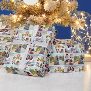 Maak Je Eigen Foto Collage Met 8 Foto's Cadeaupapier