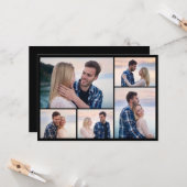 Maak Je Eigen Foto Collage Van 5 Foto's Kaart (Voorkant / Achterkant in situ)