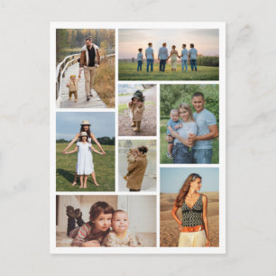 Maak Je Eigen Foto Collage van 8 Foto's Briefkaart