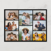 Maak Je Eigen Foto Collage van 8 Foto's Briefkaart (Voorkant)