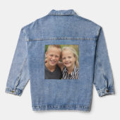 Maak Je Eigen Foto Denim Jacket (Achterkant)