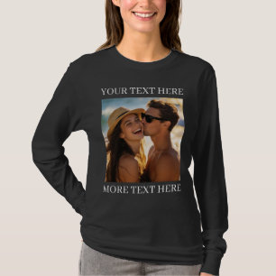 Maak je eigen foto en tekst t-shirt