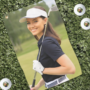 Maak je eigen foto golfhanddoek