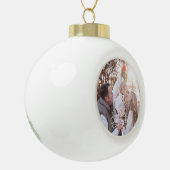 Maak je eigen foto Kerst Keramisch Ornament (Links)
