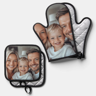 Maak Je Eigen Foto Ovenwant & Pannenlap Set