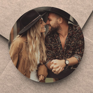 Maak Je Eigen Foto Ronde Sticker