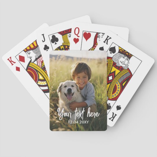 Maak je eigen foto speelkaarten (Achterkant)