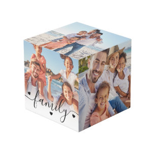 Maak Je Eigen Foto van 5 Personen Familie aan de Z Kubus