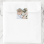 Maak Je Eigen Foto  Vierkante Sticker (Tas)