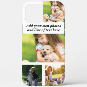 Maak je eigen fotocollage en tekst iPhone 12 pro max hoesje